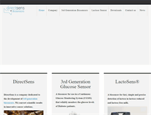 Tablet Screenshot of directsens.com